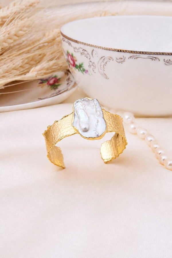 Brazalete - Chapado en oro amarillo