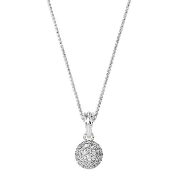Collar Esfera Plata