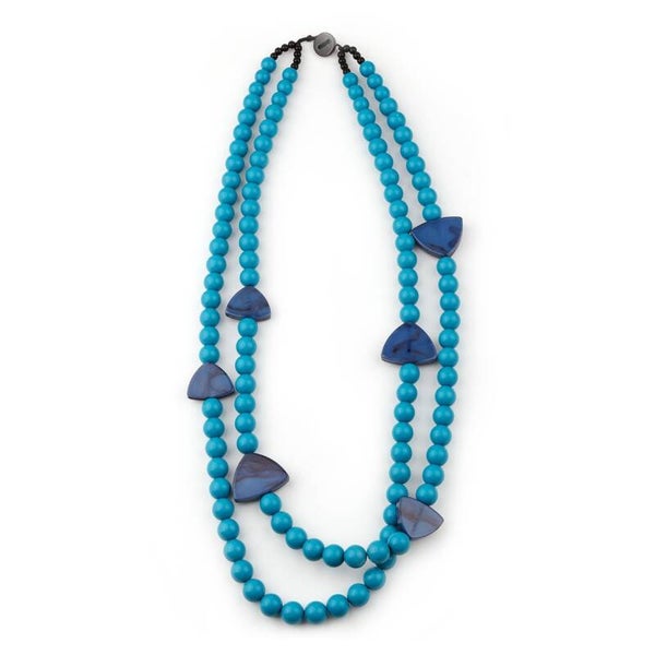 Collar "GeoColor" – Tono Azul