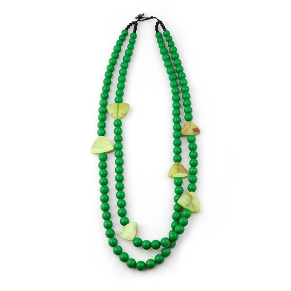 Collar "GeoColor" – Tono Verde