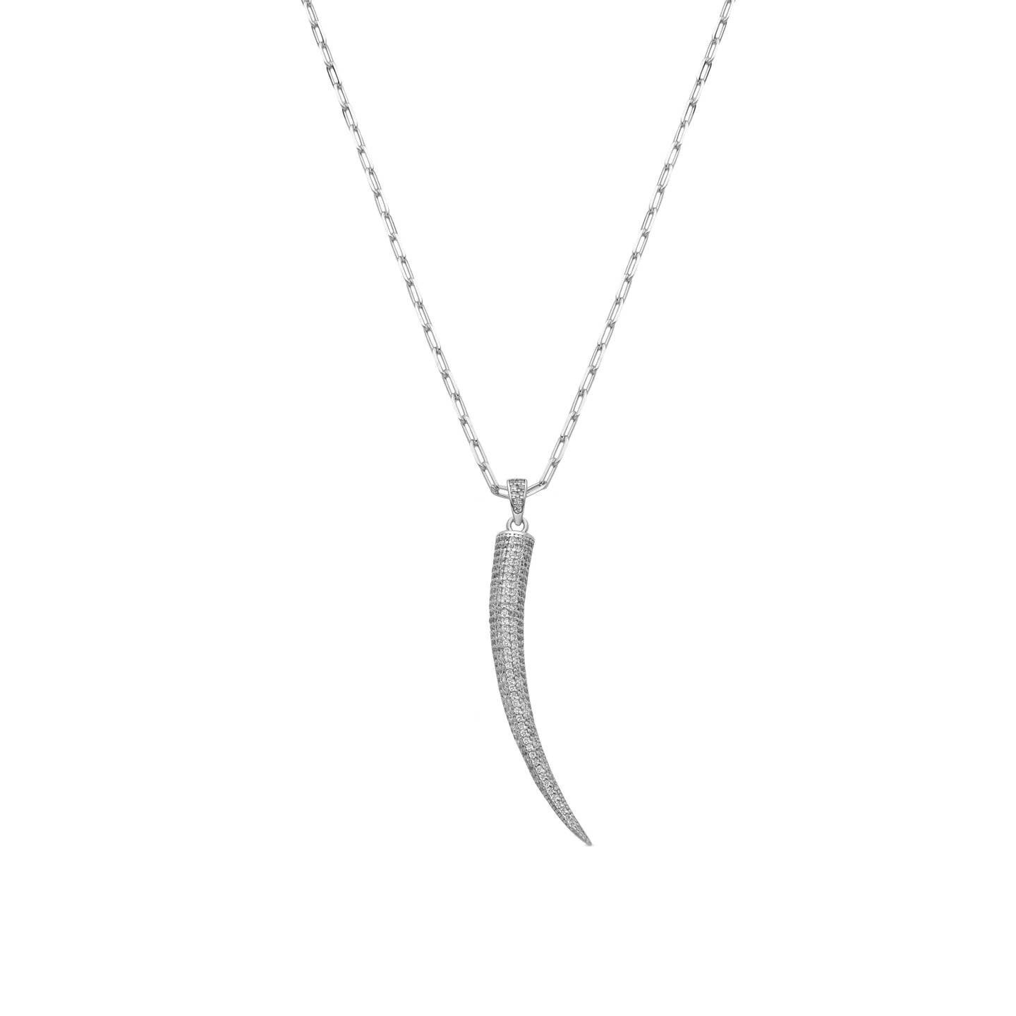 Collar Luxenter de Plata de Ley 925 y Circonita Brillante acabado en rodio - Hudrid