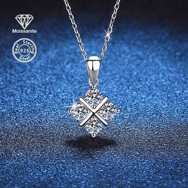Collar de Moissanita 1.2 ct en Plata 925 – Edición Especial San Valentín