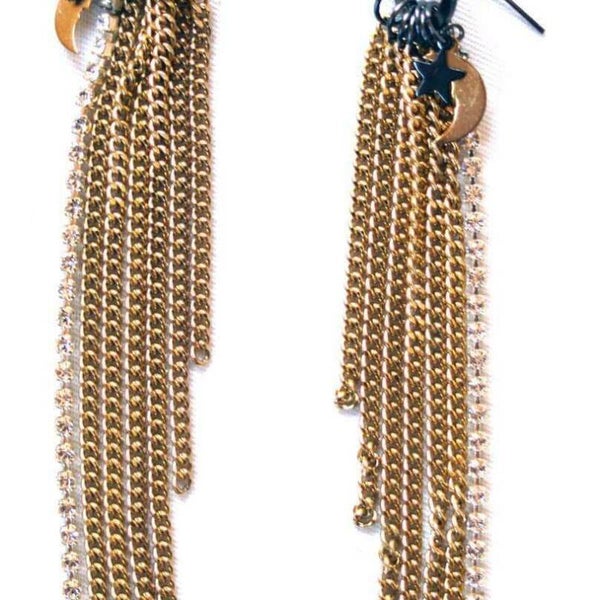 Pendientes Luna y Estrellas