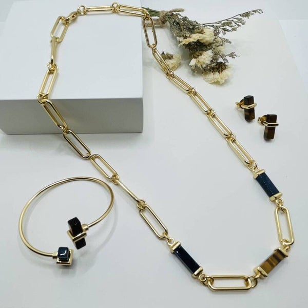 Collar Jungle Gems Block