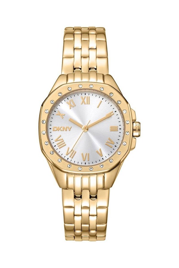 DKNY Reloj de cuarzo de acero Evening - Dorado y plateado