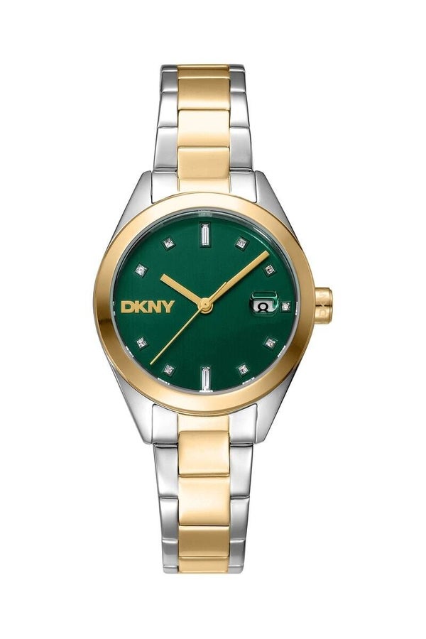 DKNY Reloj de cuarzo de acero - Plateado y dorado