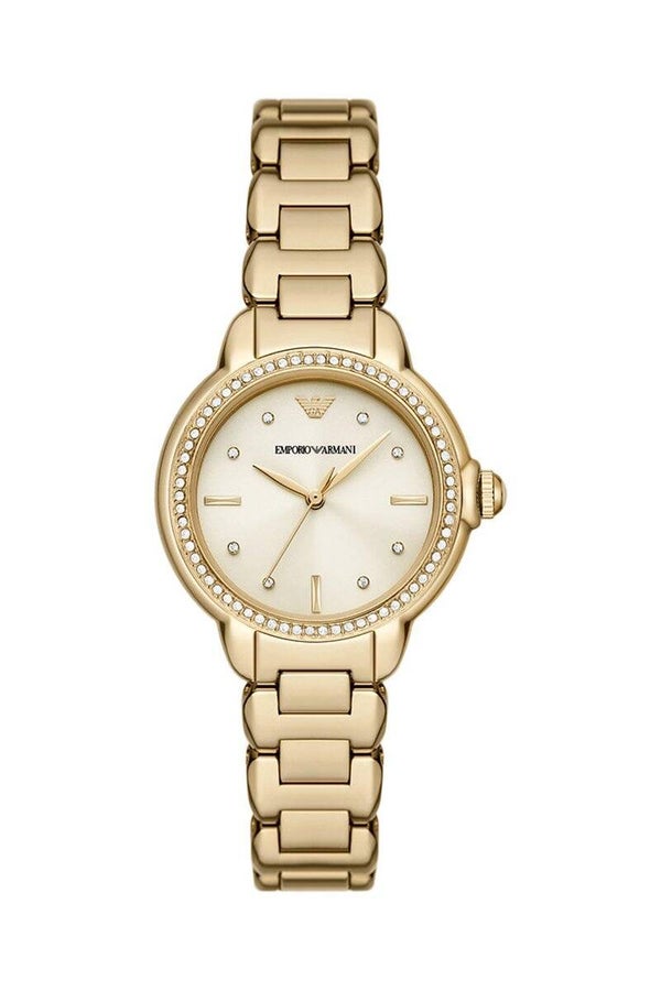 EMPORIO ARMANI Reloj de cuarzo de acero - Dorado