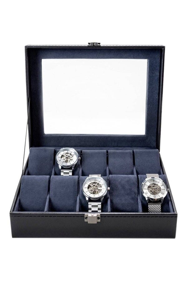 Caja organizadora de relojes Somm (Capacidad para 10 piezas)