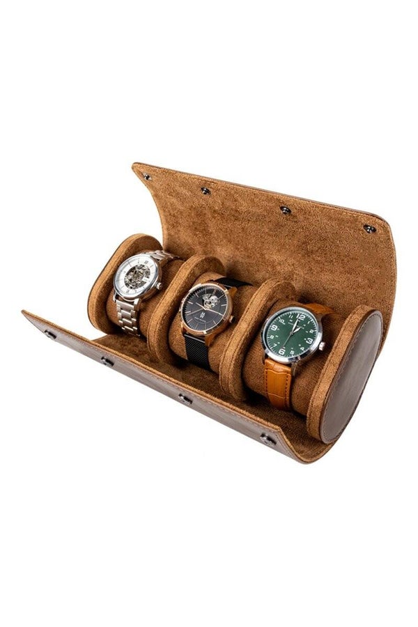 Estuche Amsterdam Marrón para Relojes – Calidad SOMM para Coleccionistas