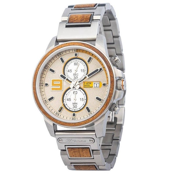 Reloj Estrellas - Madera de teca