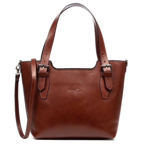 FIRENZE ARTEGIANI Arezzo Bolso tote Mujer.Piel auténtica