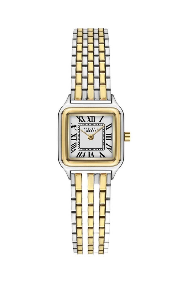 Reloj Suizo Frederic Graff Square Bicolor (Ref. FEB-5514SGQ)