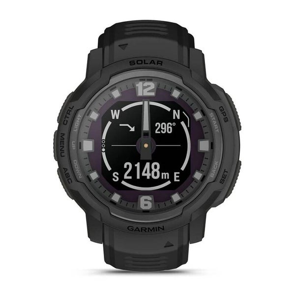 Garmin  Reloj deportivo Instinct Crossover Solar Tactical Edition (Negro)