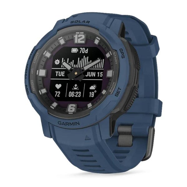 Garmin Instinct Crossover Solar — Dark Blue/Slate Grey