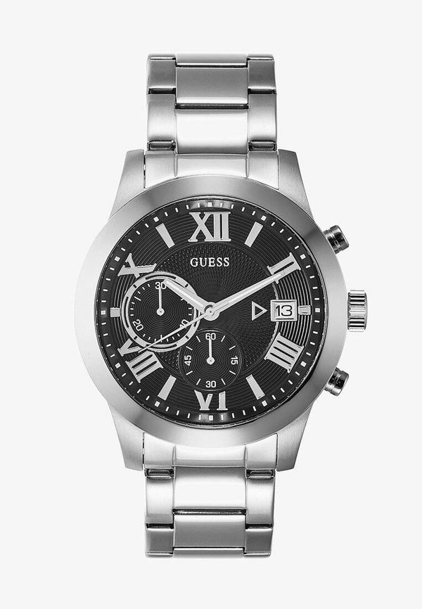 ATLAS – Reloj Cronógrafo Plata/Negro