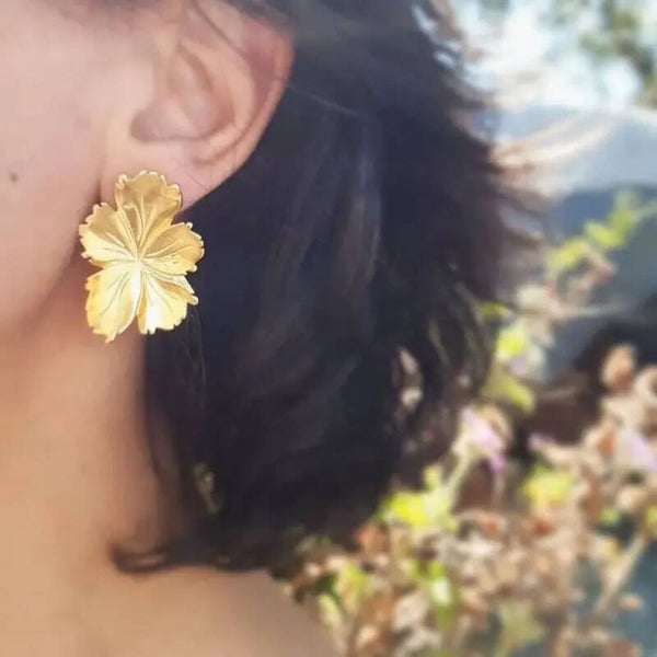 PENDIENTES NATURE GOLD