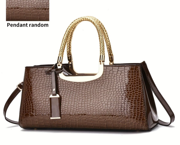 Bolso de Mano - Clutch de Noche - Café