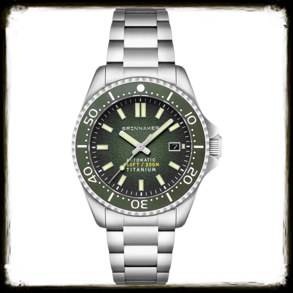 SPINNAKER - TESEI TITANIO AUTOMÁTICO - SP-5084-VERDE MILITAR