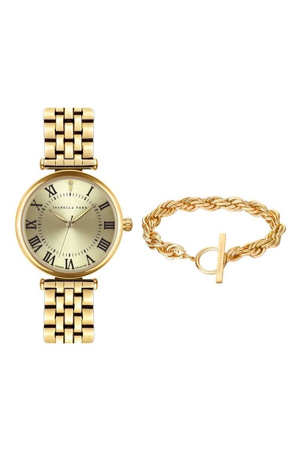 Isabella Ford Julienne Set in Gold SFH7-1
