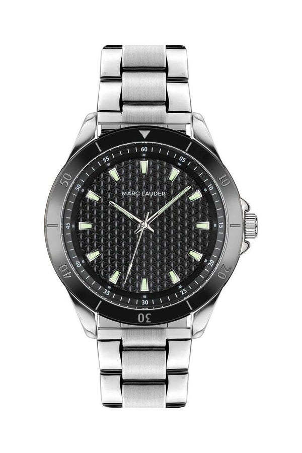 Marc Lauder Madrid Black Stainless Steel