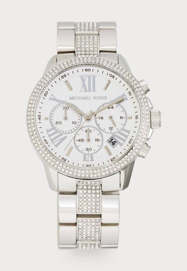 Michael Kors Brynn Reloj para Mujer, Movimiento cronógrafo de Cuarzo con Correa de Acero Inoxidable