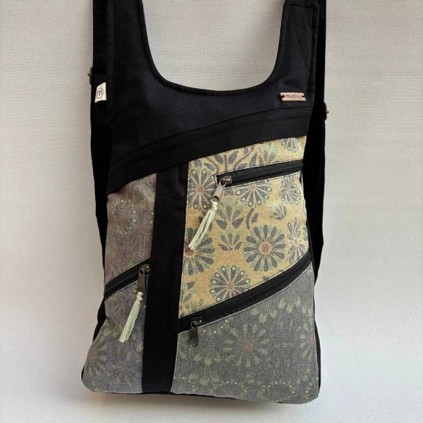 Mochila Multibolsillos Antirrobo "Patchwork" · Pieza núm. 16925