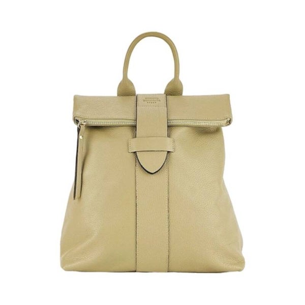 Mochila de mujer de piel auténtica suave fabricada en Italia