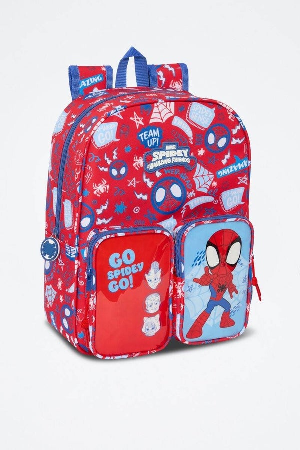 DISNEY Mochila Spidey y sus sorprendentes amigos Marvel - Rojo y azul