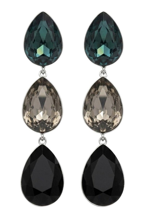 Pendientes - Azul y gris