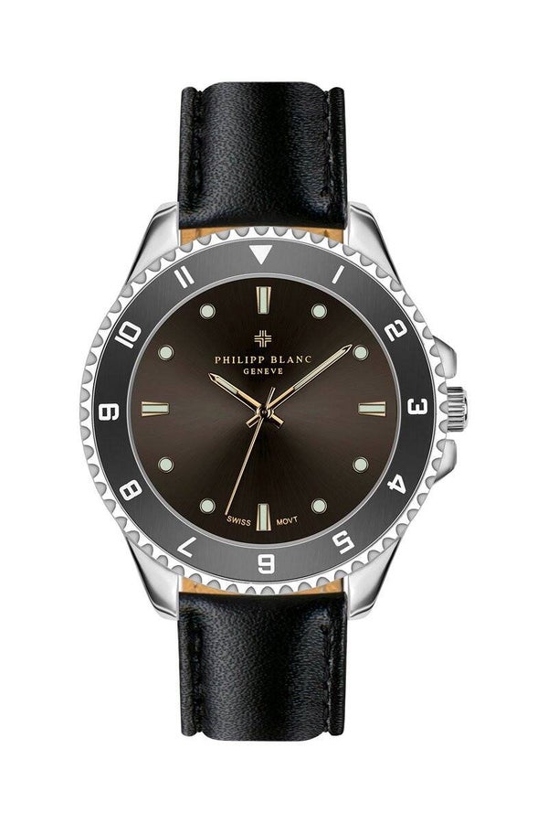 Philipp Blanc Wengen Black Leather (Ref. PB8-S010S)