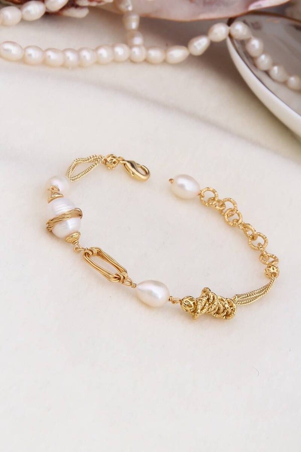 Pulsera L'ATELIER  - Chapado en oro amarillo