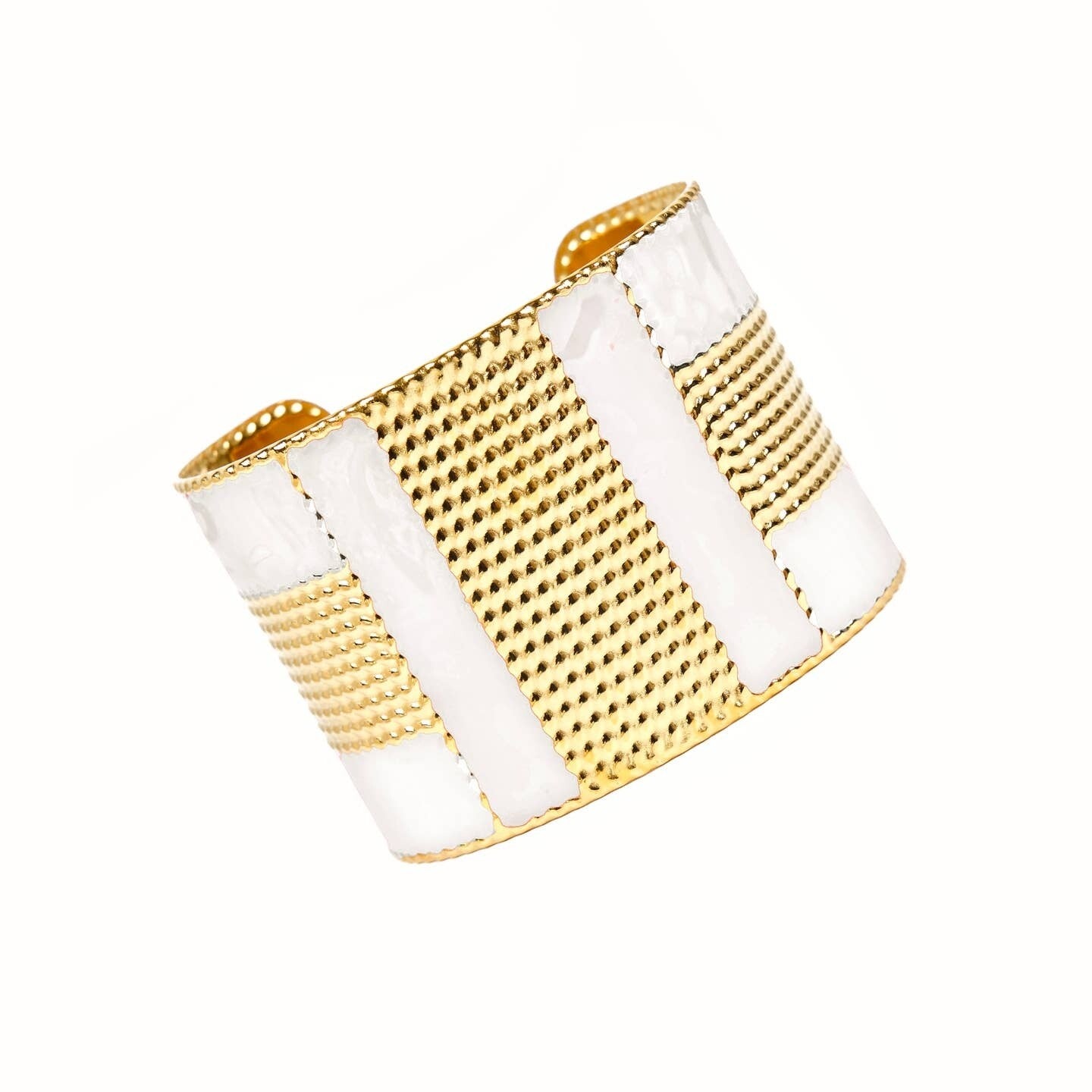 🤍 Pulsera Gruesa Linior Blanco