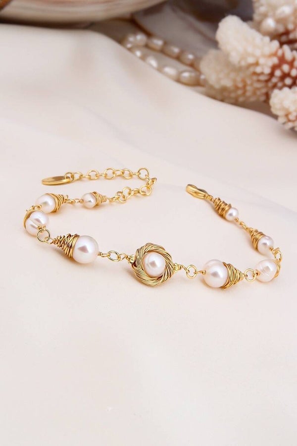 Pulsera - Chapado en oro amarillo