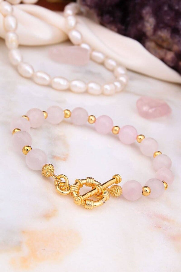 Pulsera - Cuarzo rosa