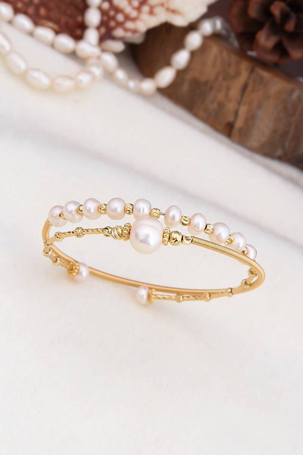 Pulsera de varias vueltas - Chapado en oro amarillo