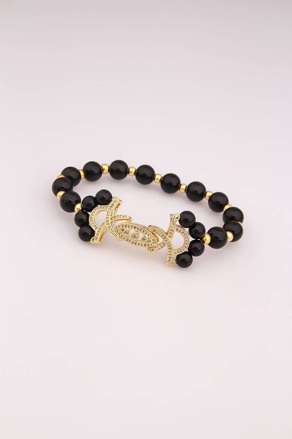 Pulsera - Ónice y circones
