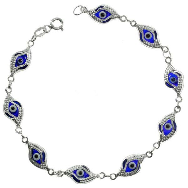Pulsera ojo turco azul