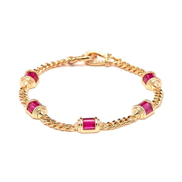 ❤️‍🔥 Pulsera Kansha de Luxenter – El rubí que marca tu ritmo