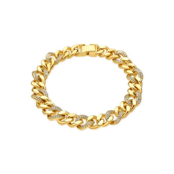 Pulsera Luxenter Sarva – Elegancia y Brillo en Oro Amarillo de 18k ✨