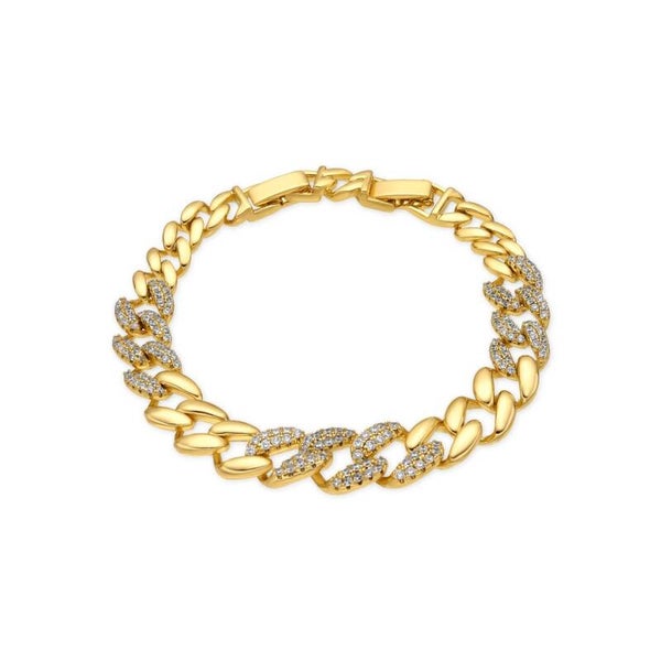 Pulsera Luxenter Silda – Elegancia y Brillo en Oro Amarillo de 18k ✨