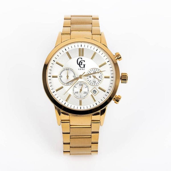 Reloj Hawái Oro Blanco — Edición Exclusiva GG Luxe