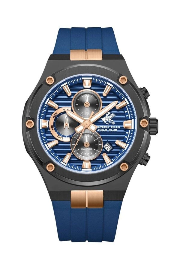 Reloj multifunción para hombre Beverly Hills Polo Club - Azul