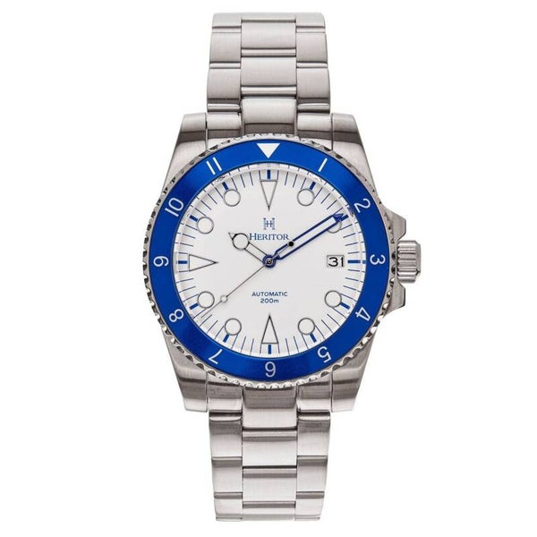 Reloj de buceo Heritor automático Luciano con pulsera y fecha