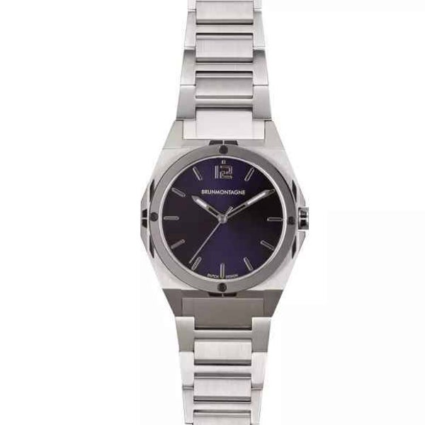 Reloj Representador 40mm/Acero/Azul/Pulido/Acero Banda 22-18mm