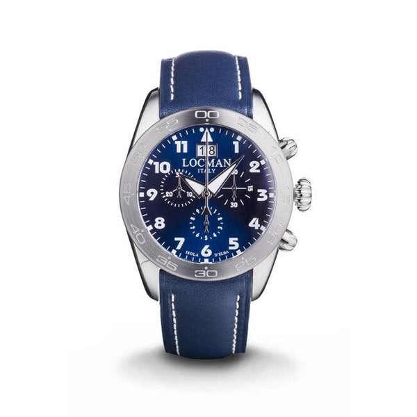 Reloj de hombre Locman 0460A02-00BLWHPB Isola D'Elba de cuarzo