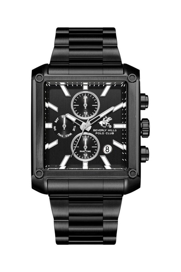 Reloj multifunción para hombre Beverly Hills Polo Club "All Black"