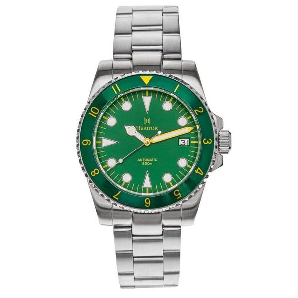 Reloj de buceo Heritor automático Luciano con pulsera y fecha