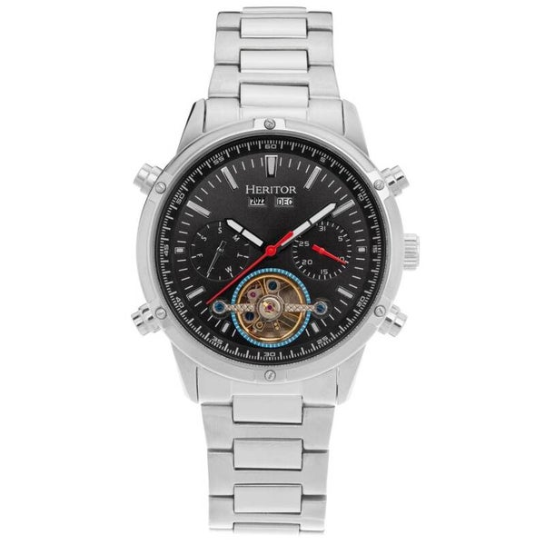 Reloj de pulsera Heritor automático Wilhelm Semi-Skeleton