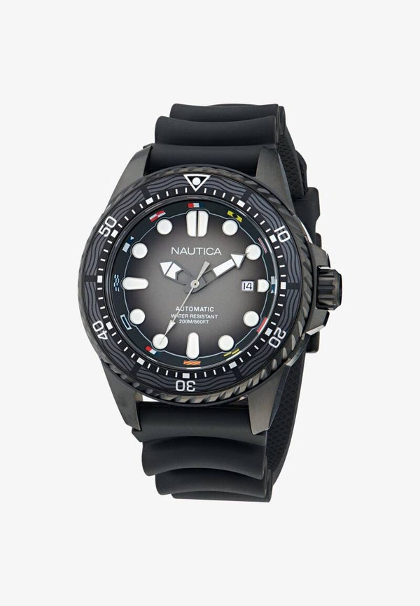 Reloj Nautica NCT Sea Dive – Black | Automático, 20 ATM