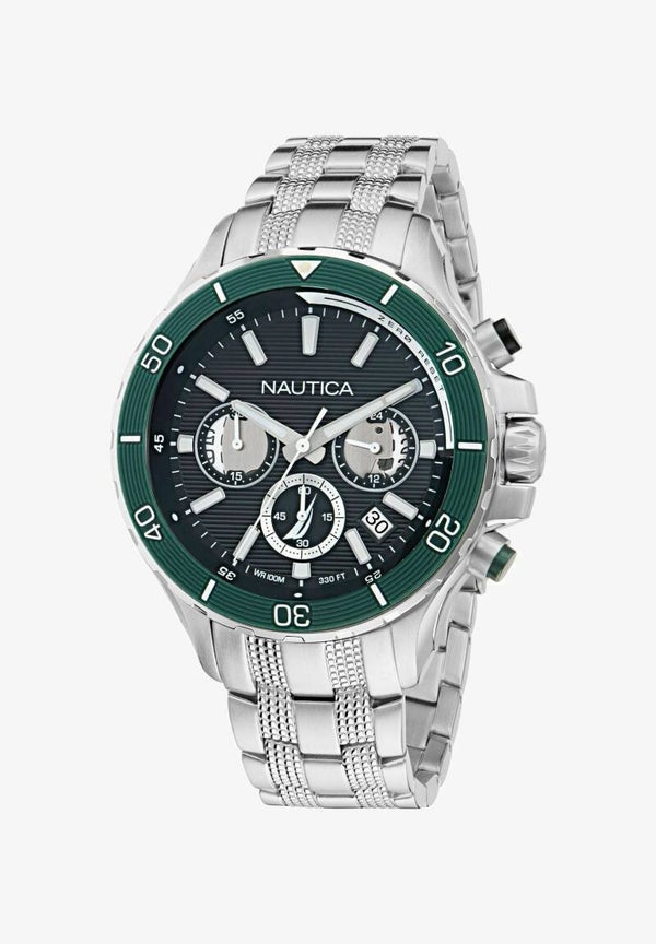 Reloj Nautica NST Cronógrafo Hombre – Silver Tone